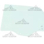 LH REAR DOOR GLASS GREEN (2HOLES) SEKURIT